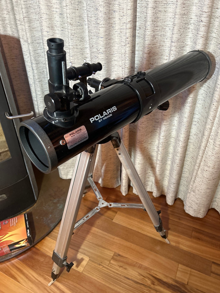 Polaris Night Telescope on tri-pod - image 1 of 7