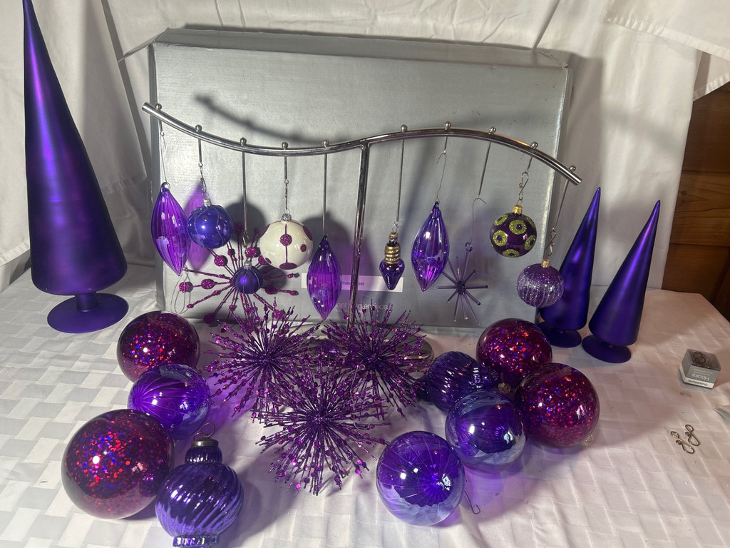 Purple Christmas Decor - image 1 of 7