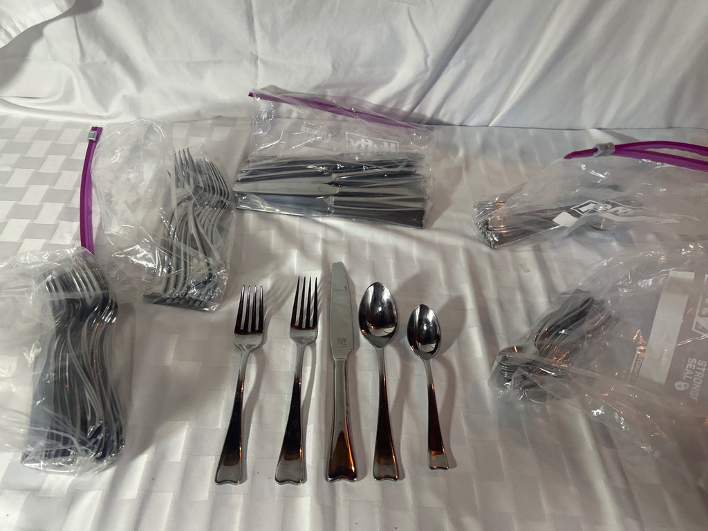 Complete Flatware Service for 12 from RLM - image 1 of 3