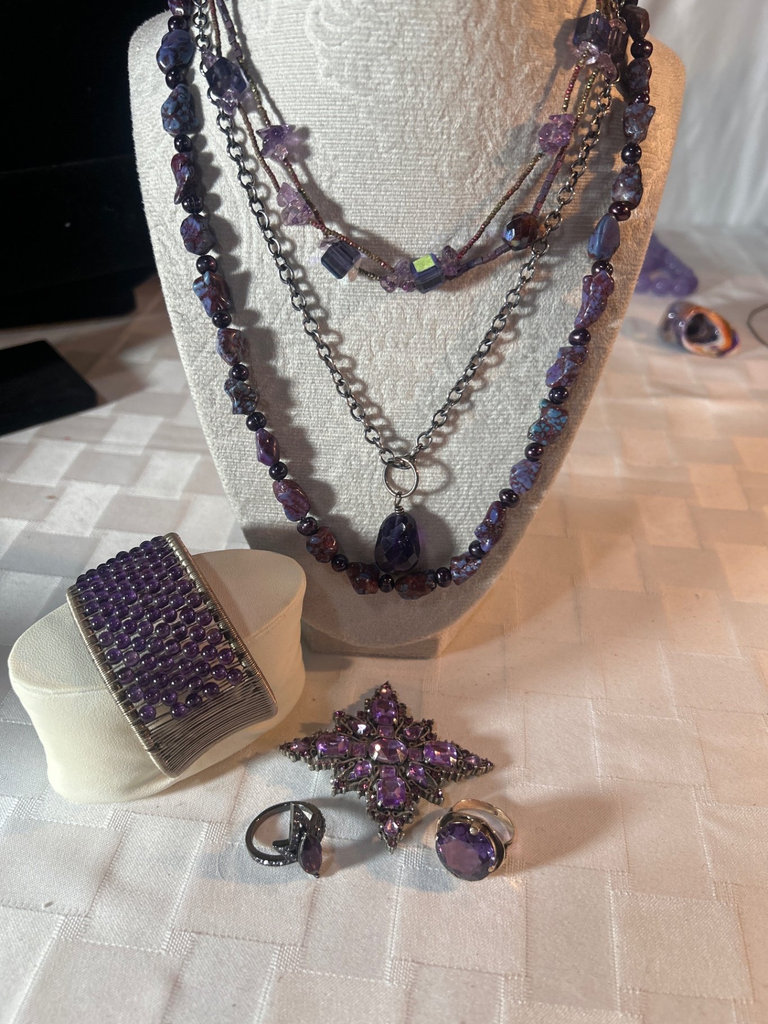 More Amethyst and purple jewelry - image 1 of 3
