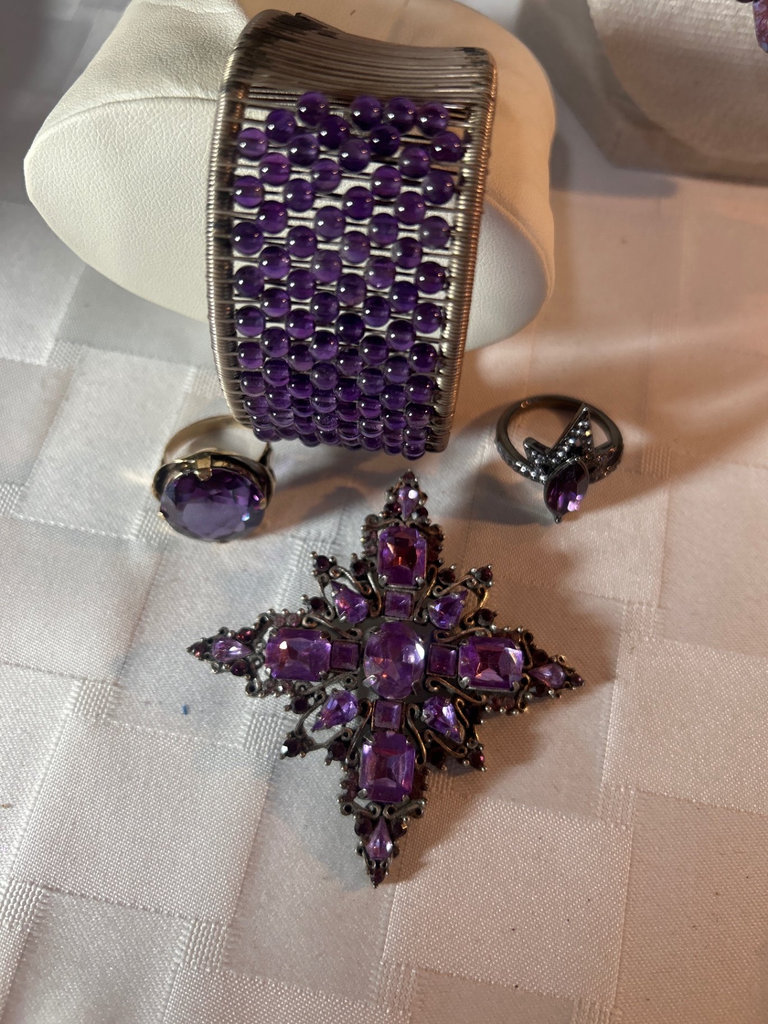 More Amethyst and purple jewelry - image 3 of 3