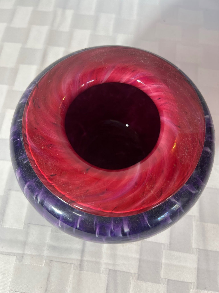 Purple and Red Glass from Wimberly Glassworks - image 3 of 4
