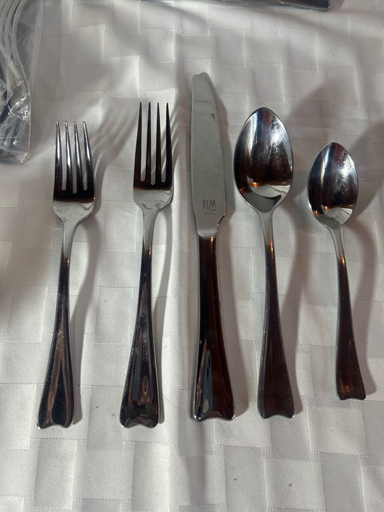 Complete Flatware Service for 12 from RLM - image 2 of 3