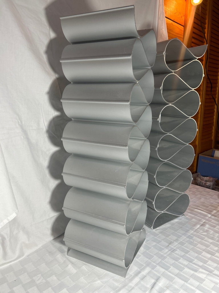 Two Aluminum wine racks from Echelon - image 2 of 3