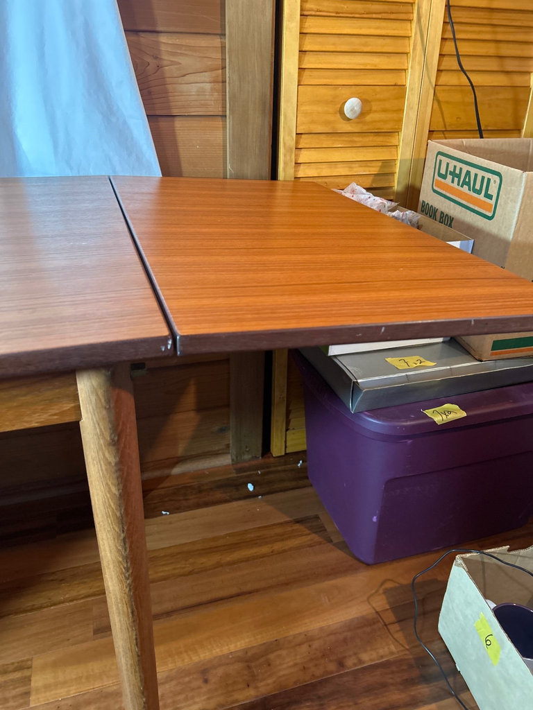 Mid-Century Teak Scandinavian Desk - image 6 of 8
