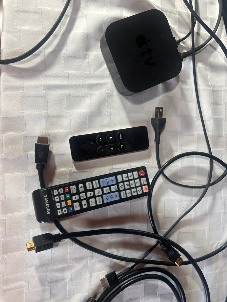 Samsung 42” Flat Screen TV, Apple Streaming Device - image 2 of 5