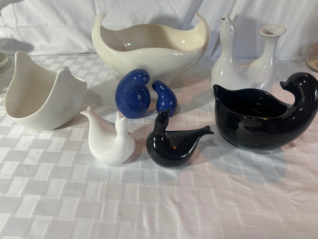 Eva Ziesel Ceramic S & P and serving bowls - image 1 of 16