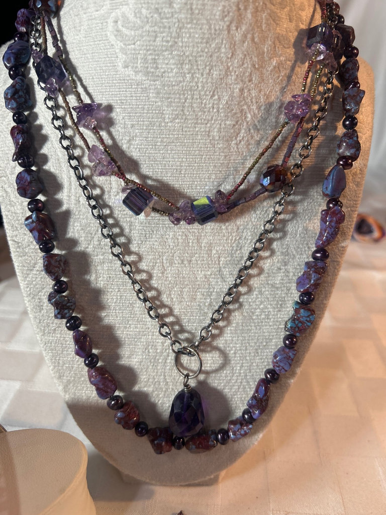 More Amethyst and purple jewelry - image 2 of 3