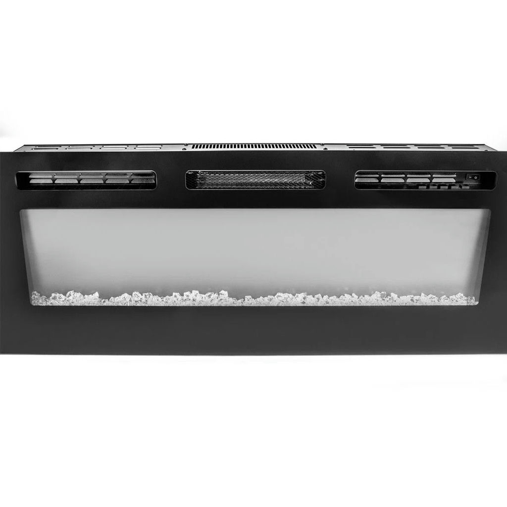 OSKAR 50'' W BLACK ELECTRIC FIREPLACE INSERT WITH 51000 BTU VALUED AT $375.00 - image 8 of 8