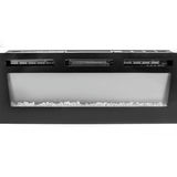 OSKAR 50'' W BLACK ELECTRIC FIREPLACE INSERT WITH 51000 BTU VALUED AT $375.00 - thumbnail 8 of 8