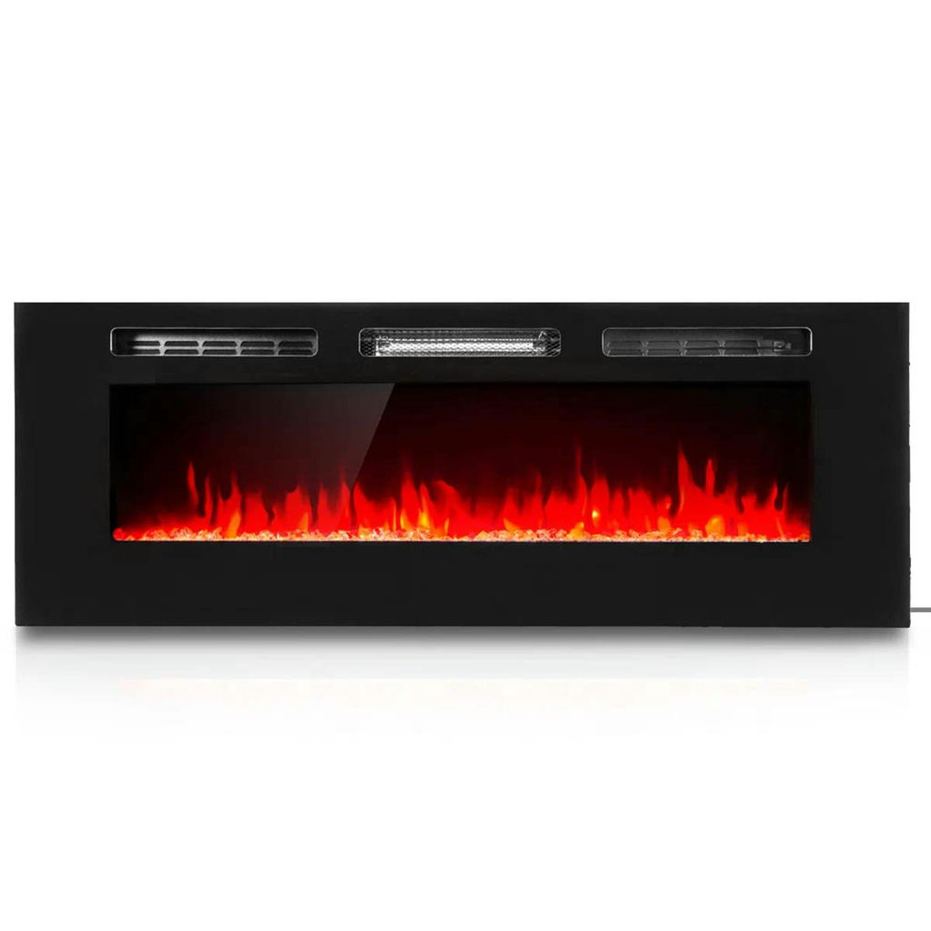 OSKAR 50'' W BLACK ELECTRIC FIREPLACE INSERT WITH 51000 BTU VALUED AT $375.00 - image 5 of 8