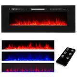 OSKAR 50'' W BLACK ELECTRIC FIREPLACE INSERT WITH 51000 BTU VALUED AT $375.00 - thumbnail 3 of 8
