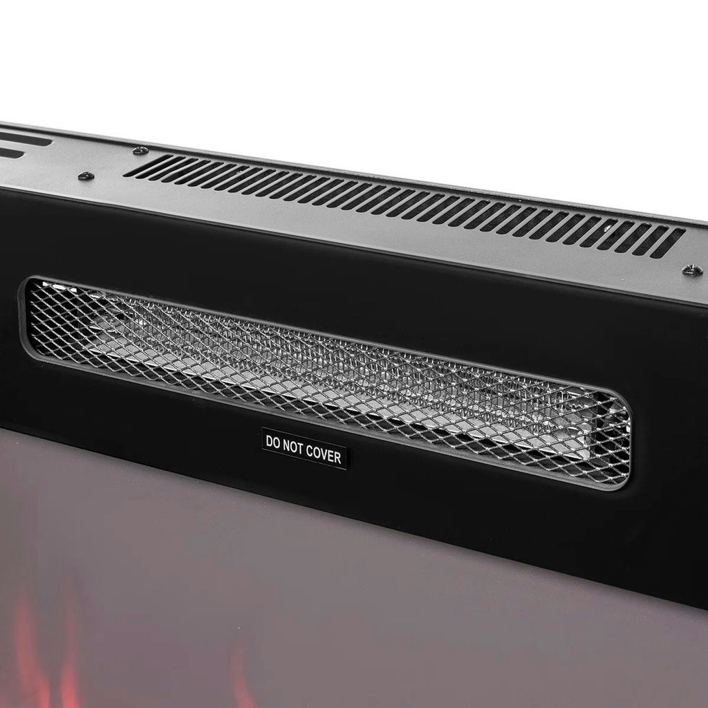 OSKAR 50'' W BLACK ELECTRIC FIREPLACE INSERT WITH 51000 BTU VALUED AT $375.00 - image 7 of 8