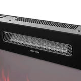 OSKAR 50'' W BLACK ELECTRIC FIREPLACE INSERT WITH 51000 BTU VALUED AT $375.00 - thumbnail 7 of 8
