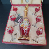 Vintage Biscoff Venetian Glass Cordial Set - thumbnail 2 of 14