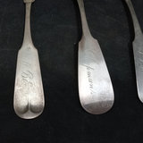 Antique Coin Silver Spoons - 597.7dwt - thumbnail 17 of 19