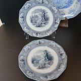 Antique Flow Blue Transferware - thumbnail 19 of 24