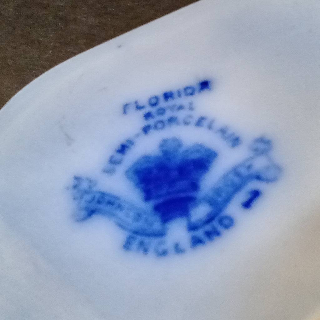Antique Flow Blue Transferware - image 24 of 29
