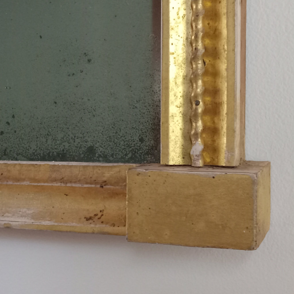 Antique Federal Gilt Gesso Tabernacle Mirror - image 4 of 10