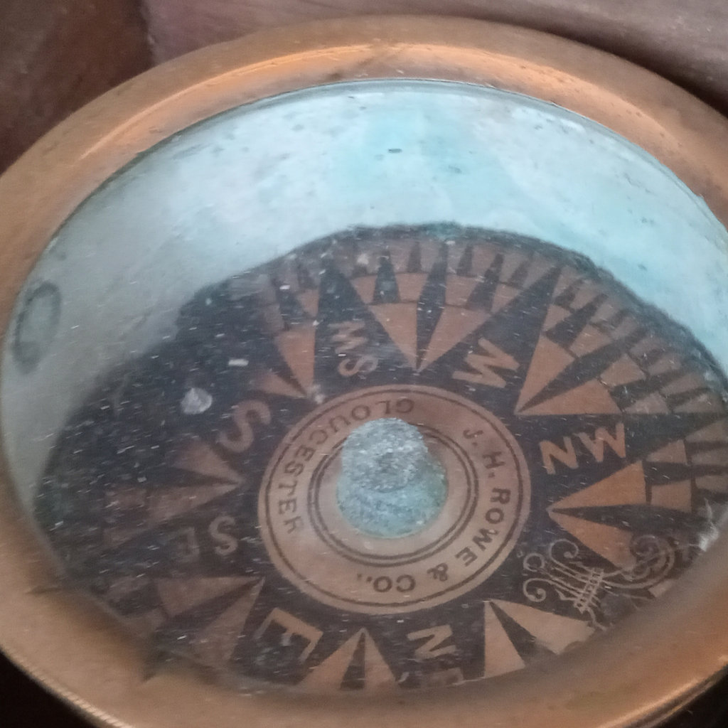 Antique Ship's Compass - image 4 of 6