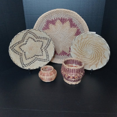 Native American Baskets - Image 1 of 16