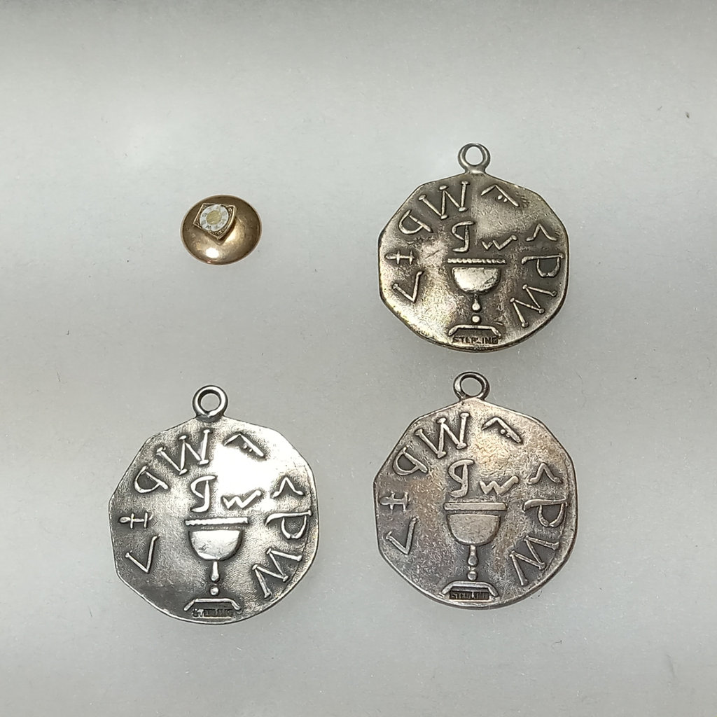 Antique Masonic Jewelry - 10K, 14K, Sterling - image 16 of 20