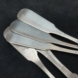 Antique Coin Silver Spoons - 597.7dwt - thumbnail 12 of 19