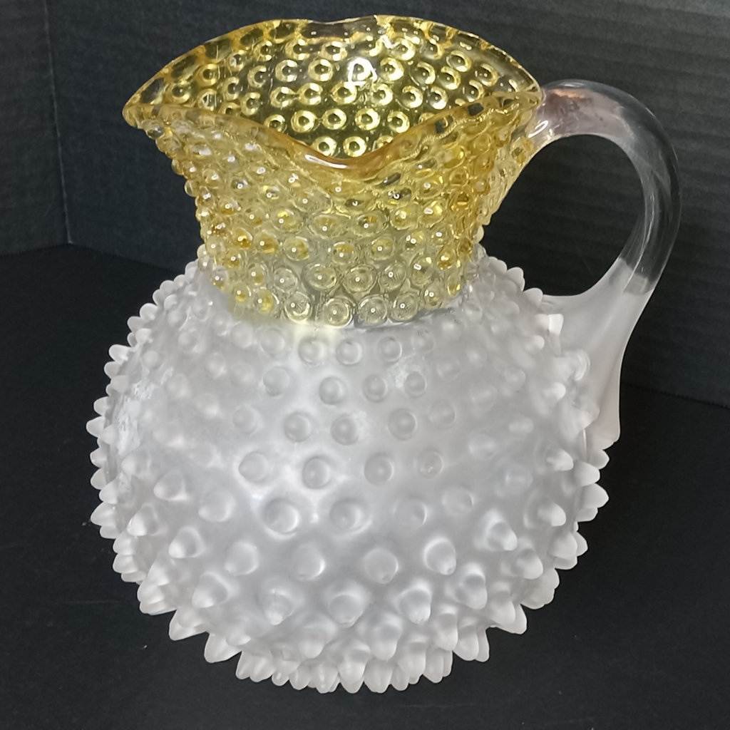 Antique EAPG: Hobbs Brockunier Jug and Cup - image 2 of 12