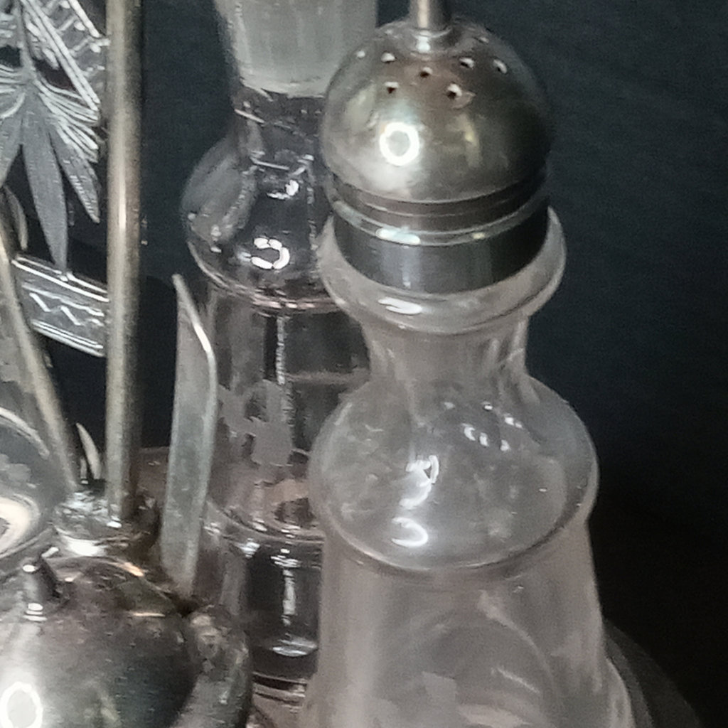 Antique Etched Glass - image 6 of 18