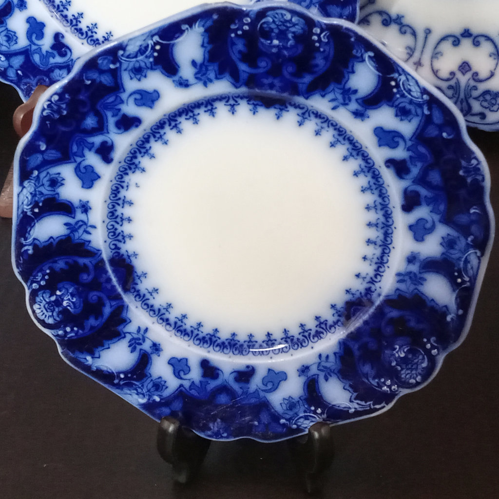 Antique Flow Blue Transferware - image 15 of 29