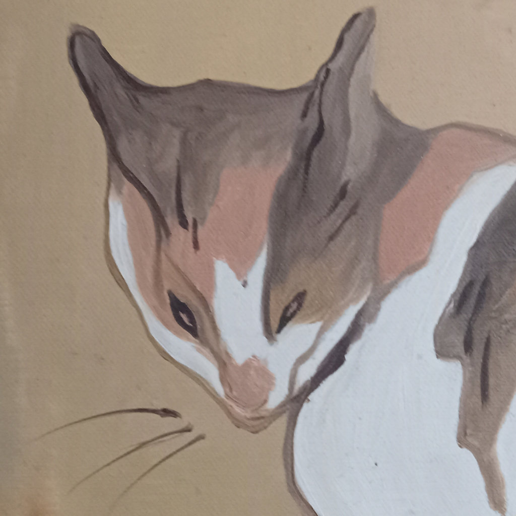 Cats on Canvas / Homage to Steinlen - image 4 of 6