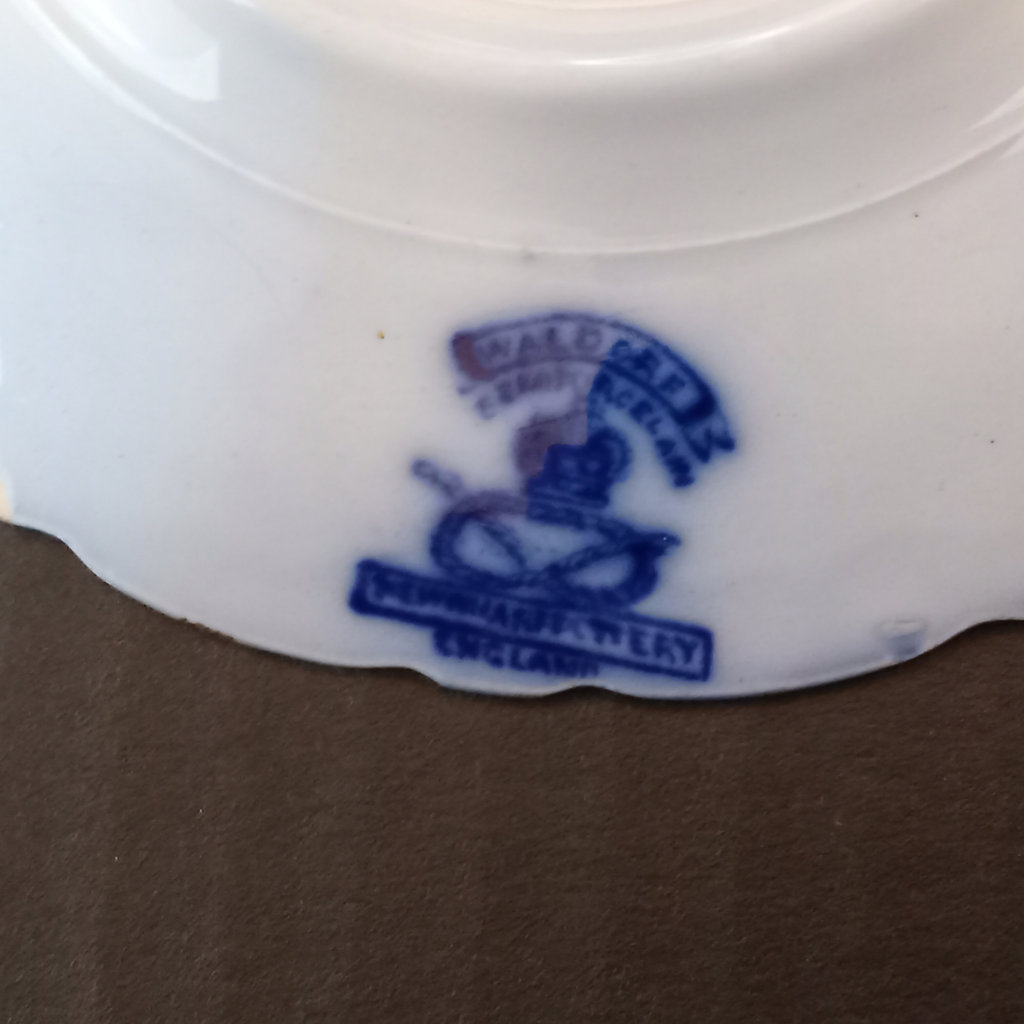 Antique Flow Blue Transferware - image 3 of 29