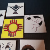 Native American Hand Painted Ceramic Tiles - thumbnail 3 of 8