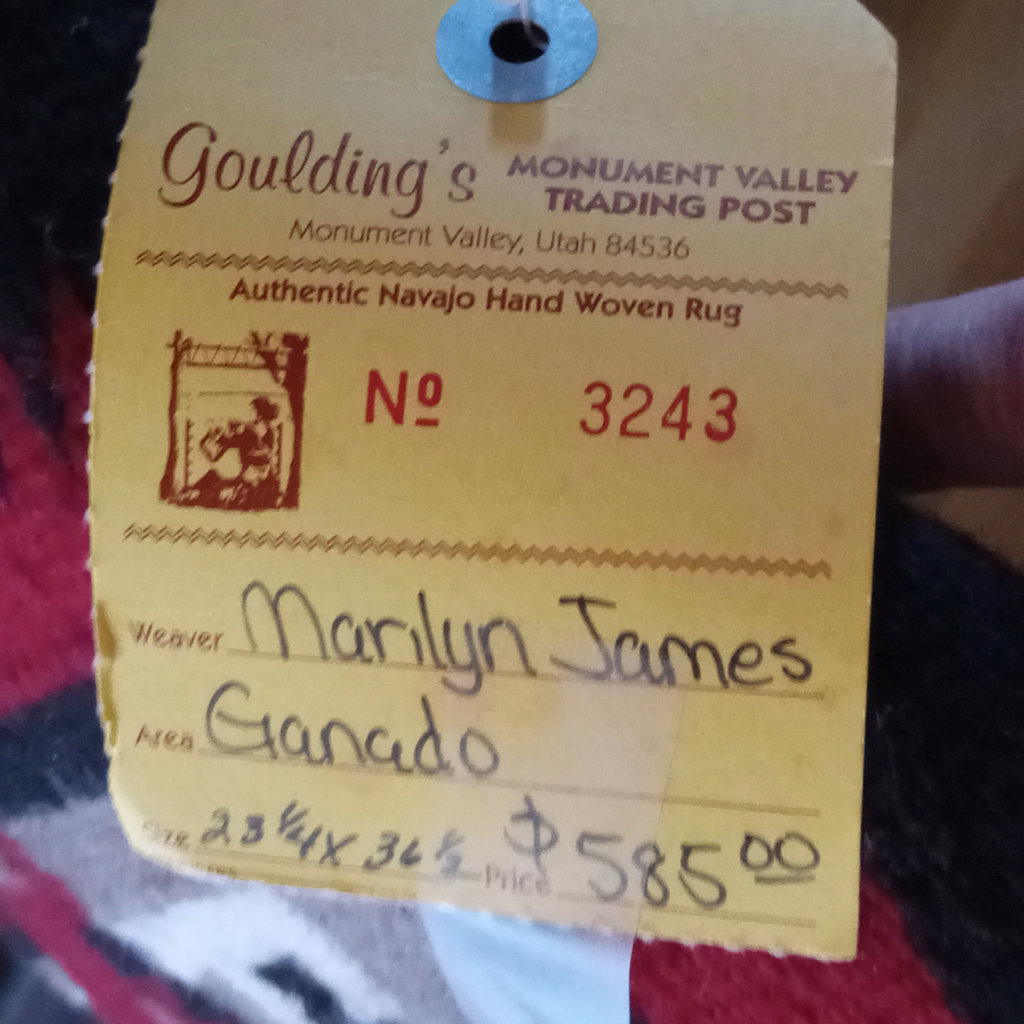 Navajo Weaving - Marilyn James - image 4 of 4