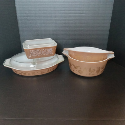 Vintage Pyrex - Early American & Woodland - Image 1 of 16