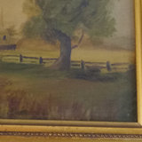 Antique Framed Landscape Painting - thumbnail 9 of 11
