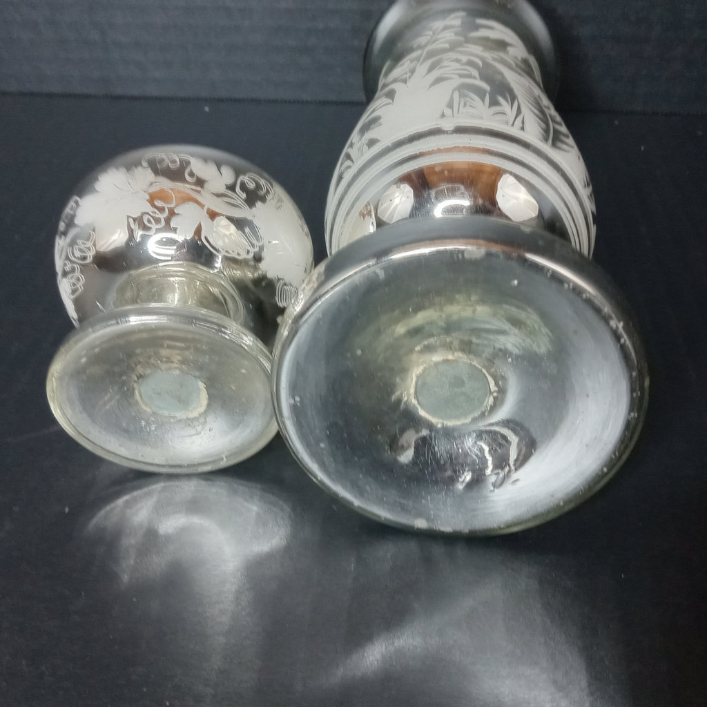 Antique Milk and Mercury Glass Decor - image 15 of 15