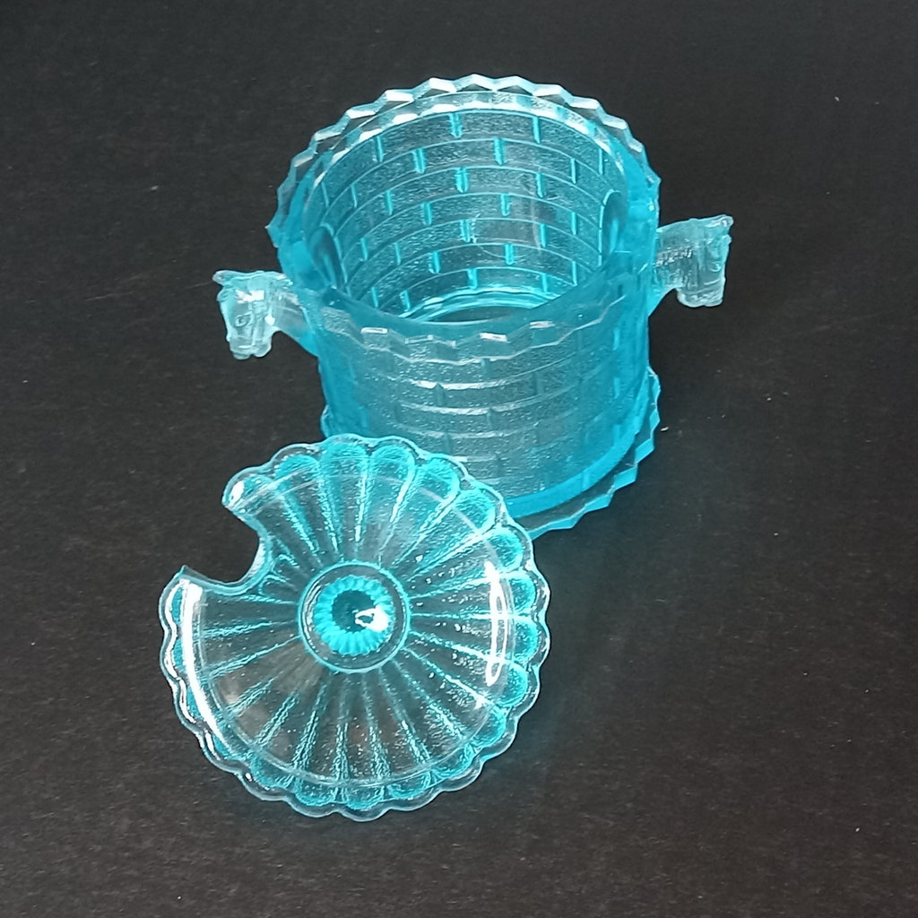 Antique EAPG: Turquoise Fenton - image 11 of 13