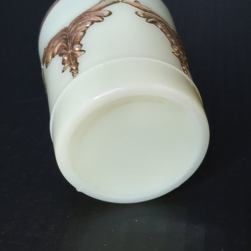 Antique Copper Lusterware & Custard Glass - image 13 of 13