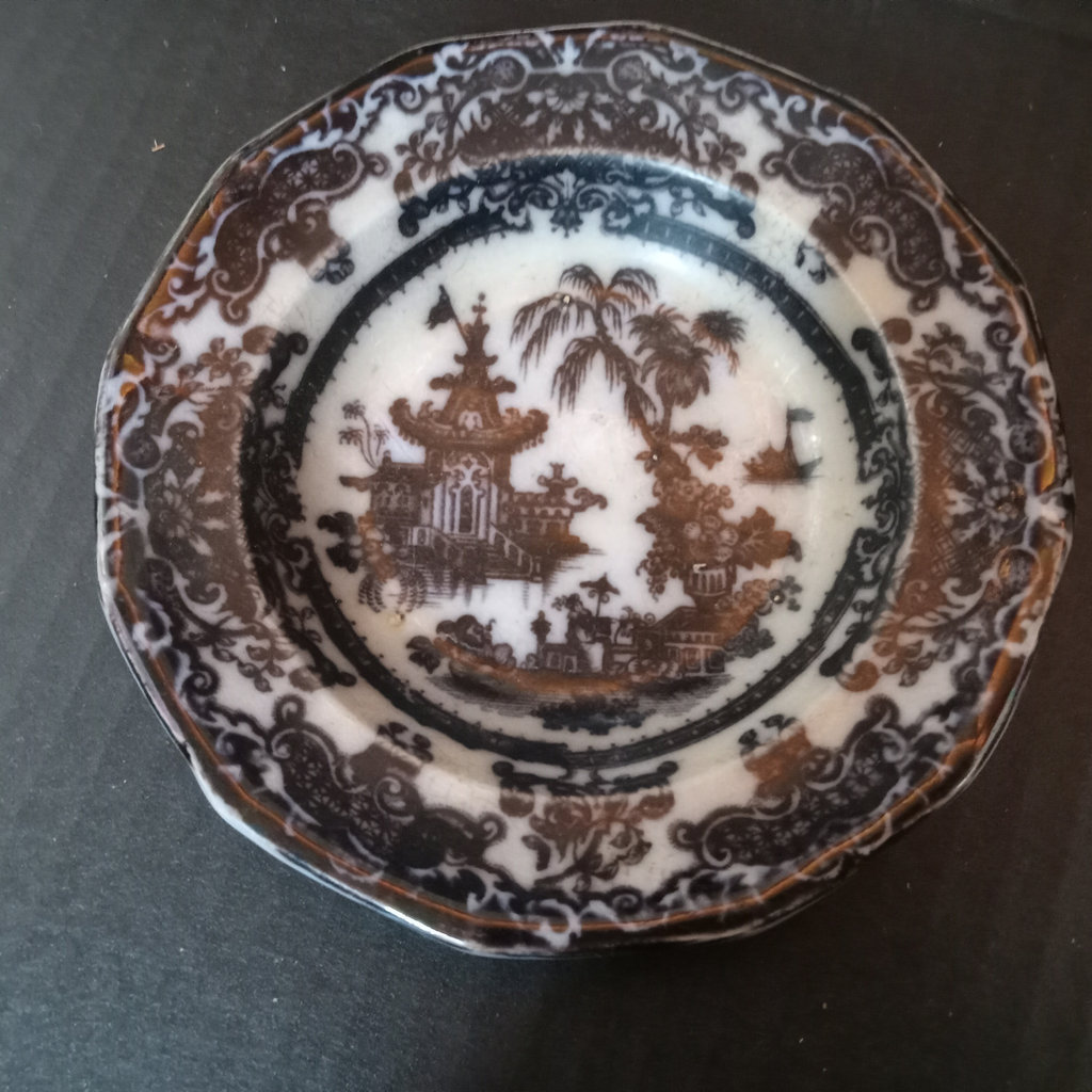 Antique Flow Black Pearl Stone Ware - image 2 of 25