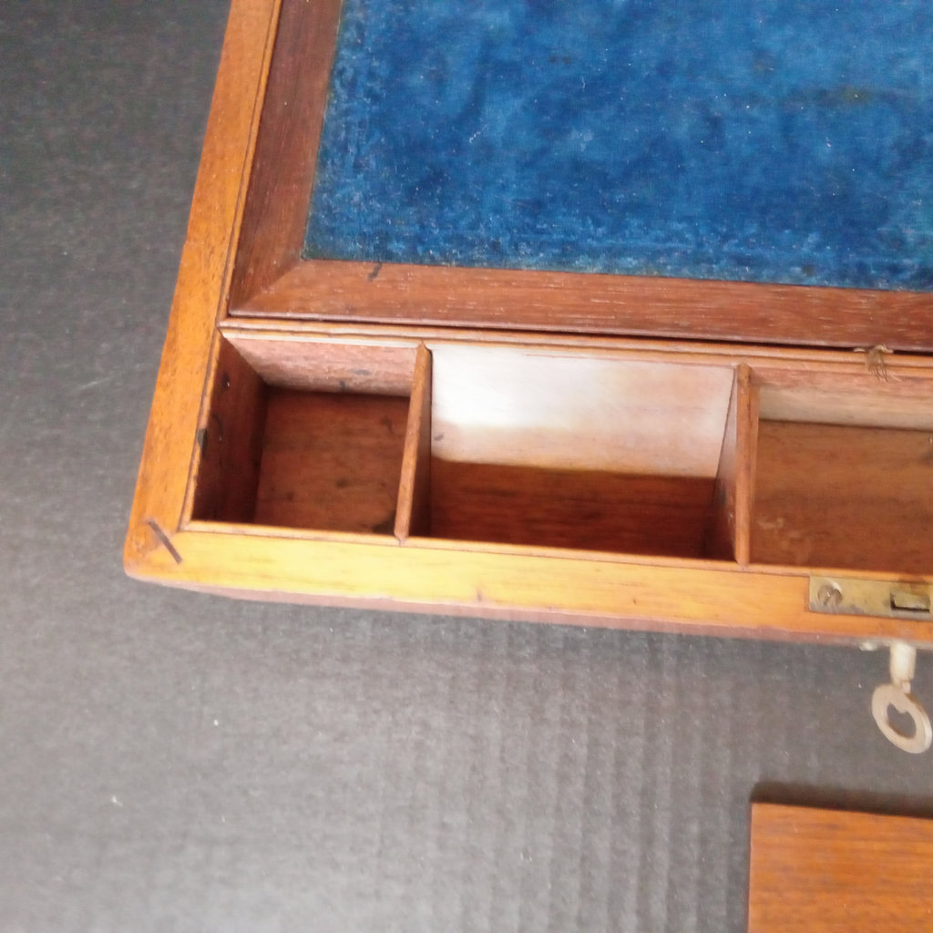 Antique Lap Desk & Ink Bottles - image 12 of 20