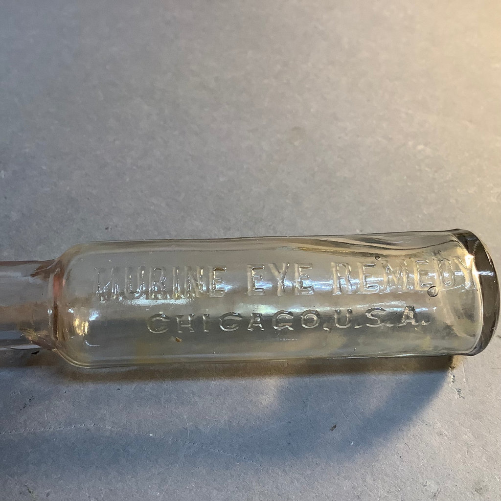 Antique Clear Glass Elixir & Ink Bottles - image 5 of 11
