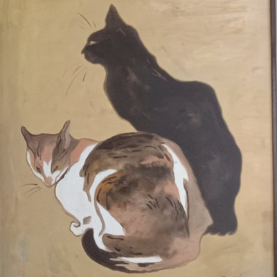 Cats on Canvas / Homage to Steinlen - Image 1 of 6
