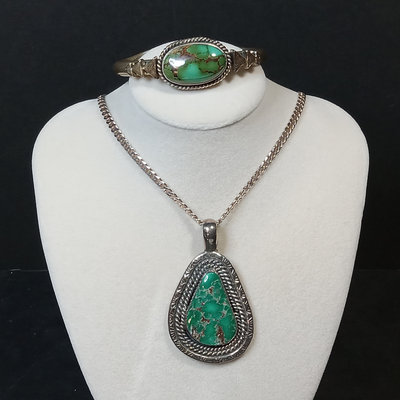 Albert Lee & More Turquoise/Sterling Jewelry - 66.2dwt - Image 1 of 15