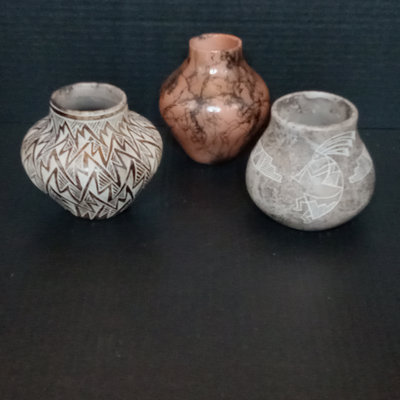 Native American Horsehair Pottery - Image 1 of 10