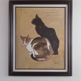Cats on Canvas / Homage to Steinlen - thumbnail 2 of 6