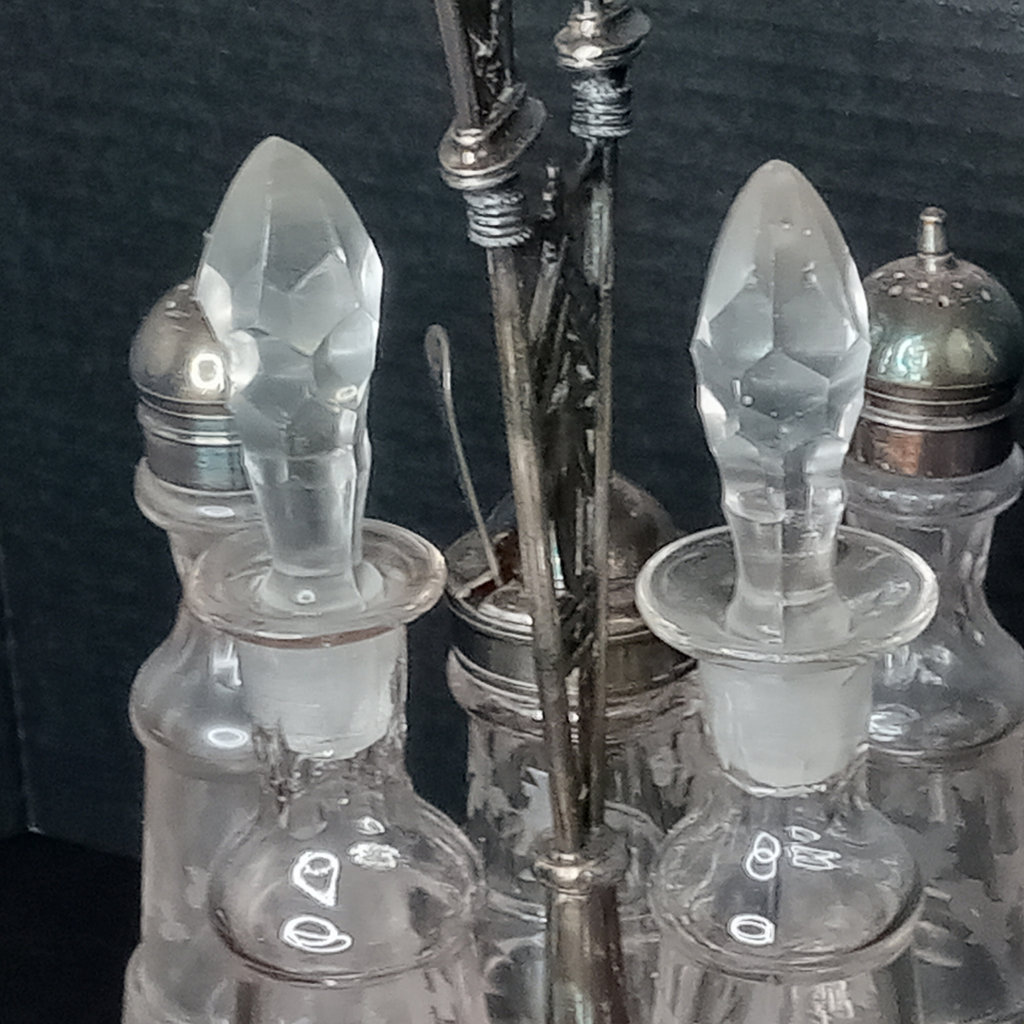 Antique Etched Glass - image 8 of 18
