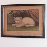 Antique Framed Currier & Ives Cat Prints - thumbnail 15 of 19