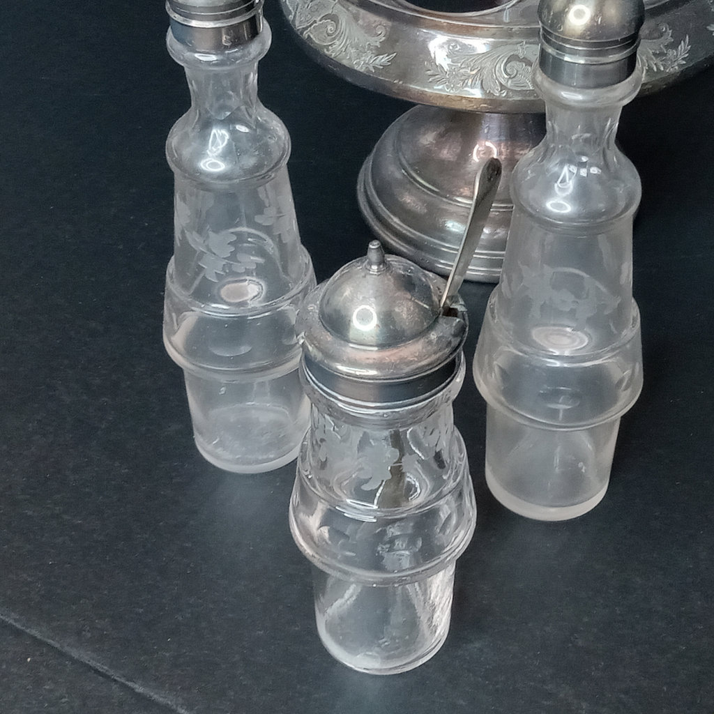 Antique Etched Glass - image 12 of 18