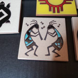 Native American Hand Painted Ceramic Tiles - thumbnail 2 of 8